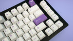 Purple on White Keyset - 75% Kitting