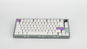 Purple on White Keyset - 75% Kitting