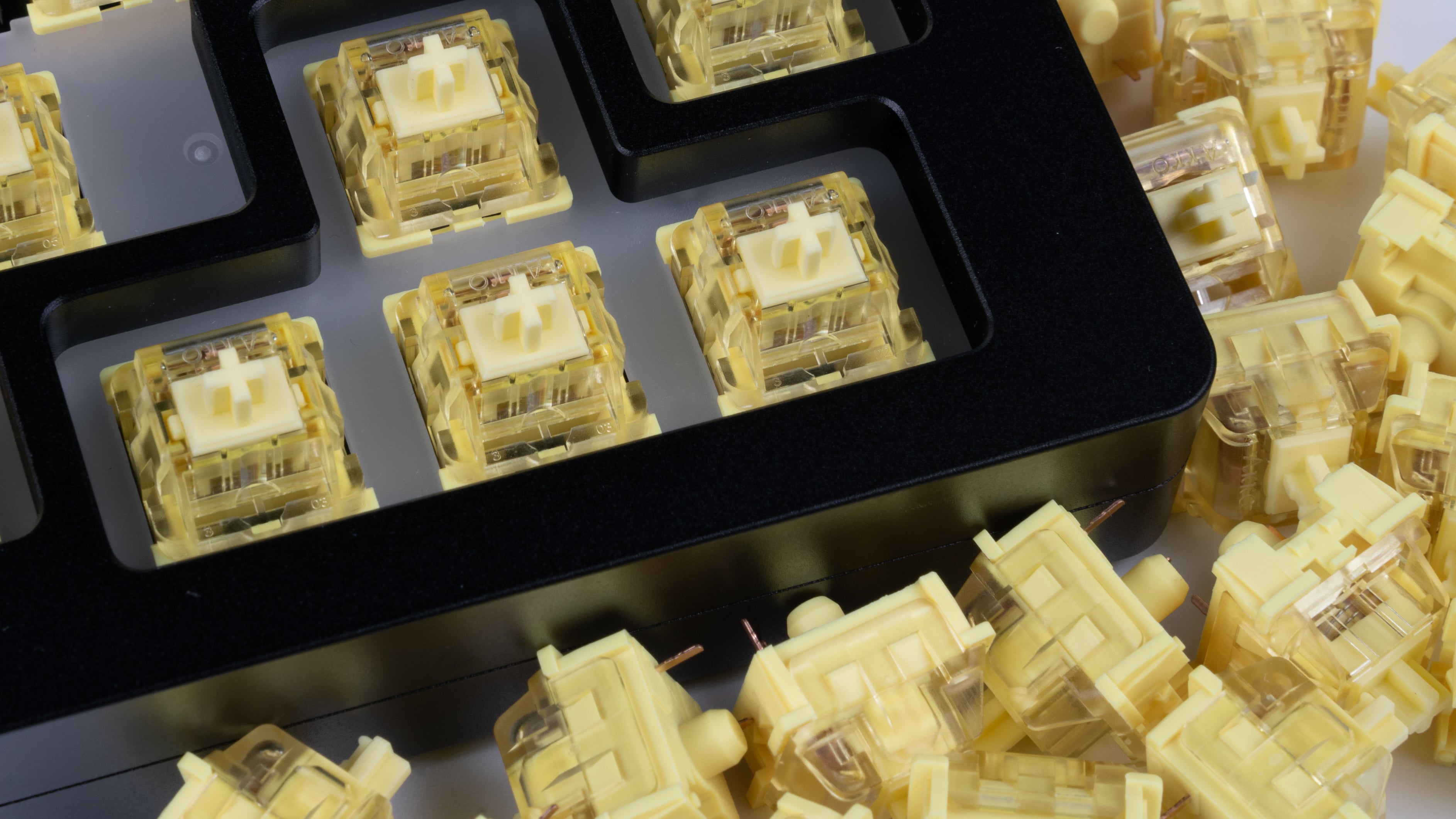 Cream Yellow Switches